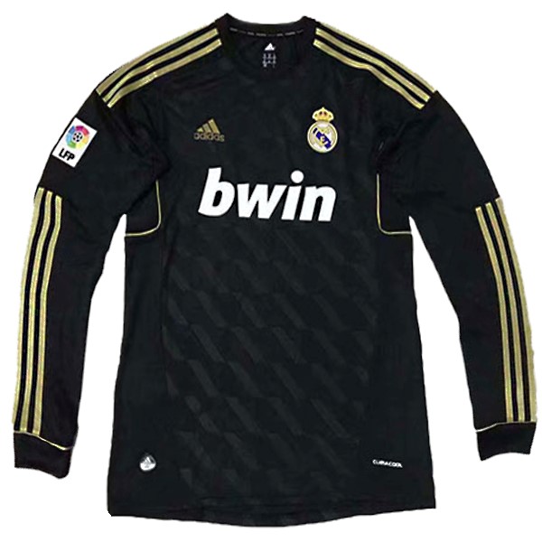 Camiseta Real Madrid Segunda equipación ML Retro 2011/12 Negro